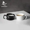Novelty Melting Optical Illusion Ceramic Treasure Mug Coffee Tea Mug Plain White Sinking Mug