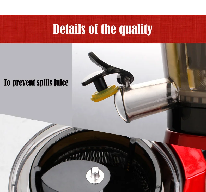 Juicer slow juicer Multifunctional Grinder Stainless Steel Electric Juicer Juice Machine Juice Extractor