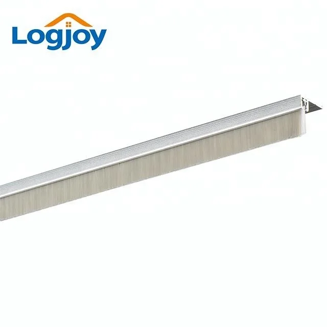 Logjoy Sliding Door Brush Seals Mechanical Brush Strip Draught Excluder Sweep Draft Seal Buy Door Brush Seals Flexible Horse Hair Brush Weather