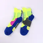 Custom logo Unisex Red Sox Anti slip Bike Running Riding Coolmax Cycling Ankle Sports Socks Men