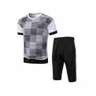 2018 Best quality soft striola soccer jersey football sets