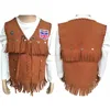 Super fiber material western cowboy horse riding vest