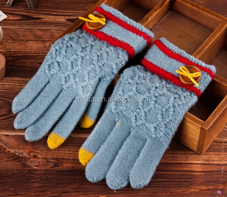Best Sellers Cute Flower Touch Screen Gloves For Girls For Christmas 2015