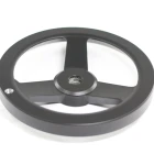 Plastic Three- Spoked phenolic handle with Unthreaded Through Hole and Revolving Handle 10-16*150