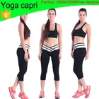 (Factory :OEM/ODM ) custom colorful printed leggings 3/4 jogger pants 002