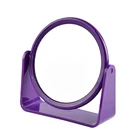 Form Mirror The Surface Is Rounded To Form A Magnified Plastic Cosmetic Mirror With A Solid Base