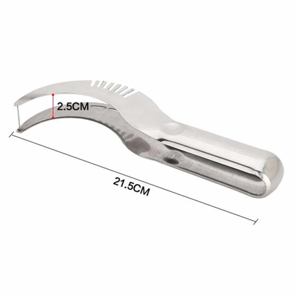 Stainless Steel Melon Slicer Watermelon Knife Melon Cutter Corer Server Splitter Cantaloupe Cutting Seeder Slicer Scoop KC1343