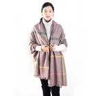 Custom High Quality Thick Solid Colour Silver Shawls