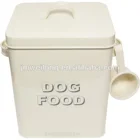Metal pet food container/storage box/canister/bin