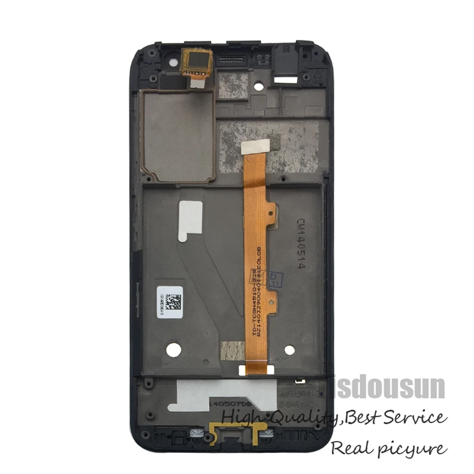Alcatel ot6016 LCD Display With Frame black (6)
