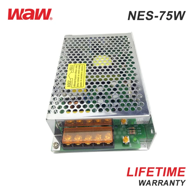 Ac Dc Switching Mode Power Supply 75W 12V 6.2A