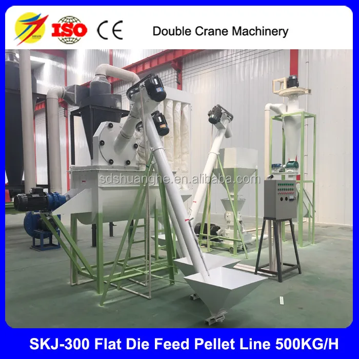 SKJ-300 Flat Die Feed Pellet Line,Output 500kg 02