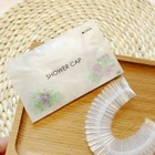 Wholesale disposable bath transparent plastic bathing cap stand for hotel
