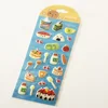 Wholesale custom design 3d puffy animal sticker for kids