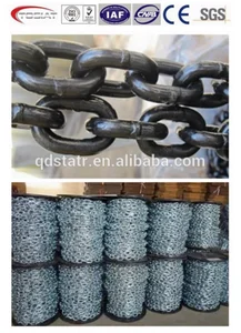 din 763 galvanized welded iron link chain