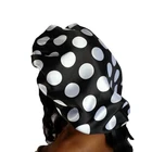 15 inches soft satin bonnet silk sleeping cap