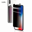 2.5D 0.3MM 9H Anti Spy Anti Peeping Privacy Premium Tempered Glass Mobile Screen Protector For Iphone X/