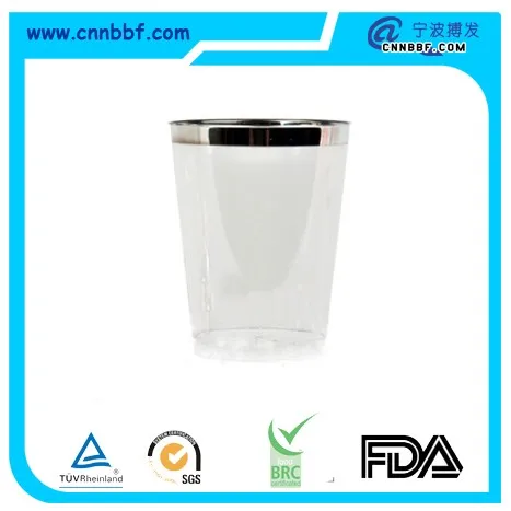 BF05B10 Silver with rim ps glass