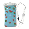 unbreakable custom print plastic clear pvc water proof cell phone bag