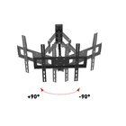 Universal radrish tv mount with 400x400mm VESA , easy to install led tv wall mount bracket