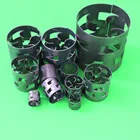 Metal pall ring tower packings