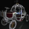 Carruajes fabricante Customized Electric Cinderella wedding carriage with LED lights
