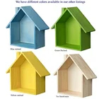 House Shape Wood shelf Wall Display Hanging shelf