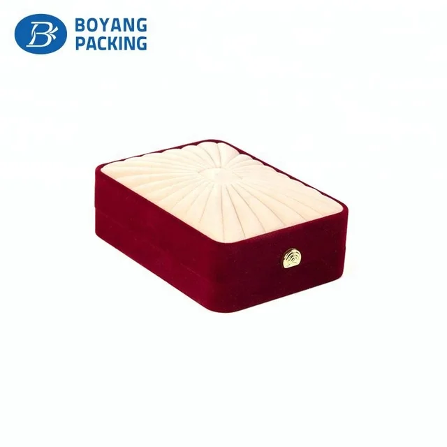 wholesale custom packaging gift box foam eva velvet jewelry box