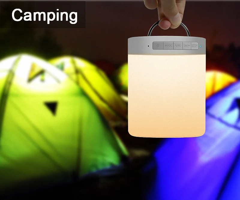 Ekinge high quality portable LED touch lamp Bluetooth speaker smart wireless speaker - ANKUX.COM