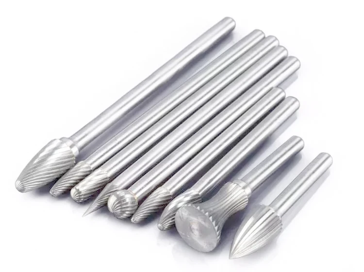 cemented carbide rotary file tools for dental bur