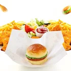 eco-friendly custom printed greaseproof burger food sandwich wrapping paper