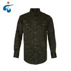 Competitive price high quality custom printed cotton army look shirt men