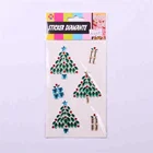 christmas tree gem acrylic crystal diamond kid 3D stickers