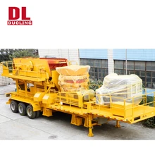 DUOLING ROAD CONSTRUCTION AGGREGATE MAKING MOBILE CONE CRUSHER