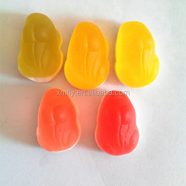 assorted fruit flavored bulk jelly shoes gummy candy