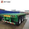 second hand flatbed tractor container trucks 40ft container trailer