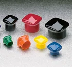 28mm Anti-Roll Vinyl Plastic Caps for tubing