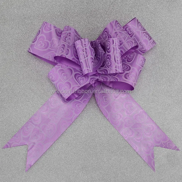 hot sale wedding gift wrap butterfly pull string bows