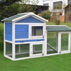Mobile Chicken Coop outdoor pet cage miniature wooden rabbit house for sale