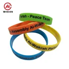 Own Factory Special Silicone Manufacturing Custom Shape Silicone Bracelets,Free Two Color Silicone Bracelet