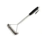 long handle BBQ grill barbecue cleaning brush