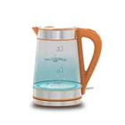 1.7L Boil dry protection electric white glass kettle