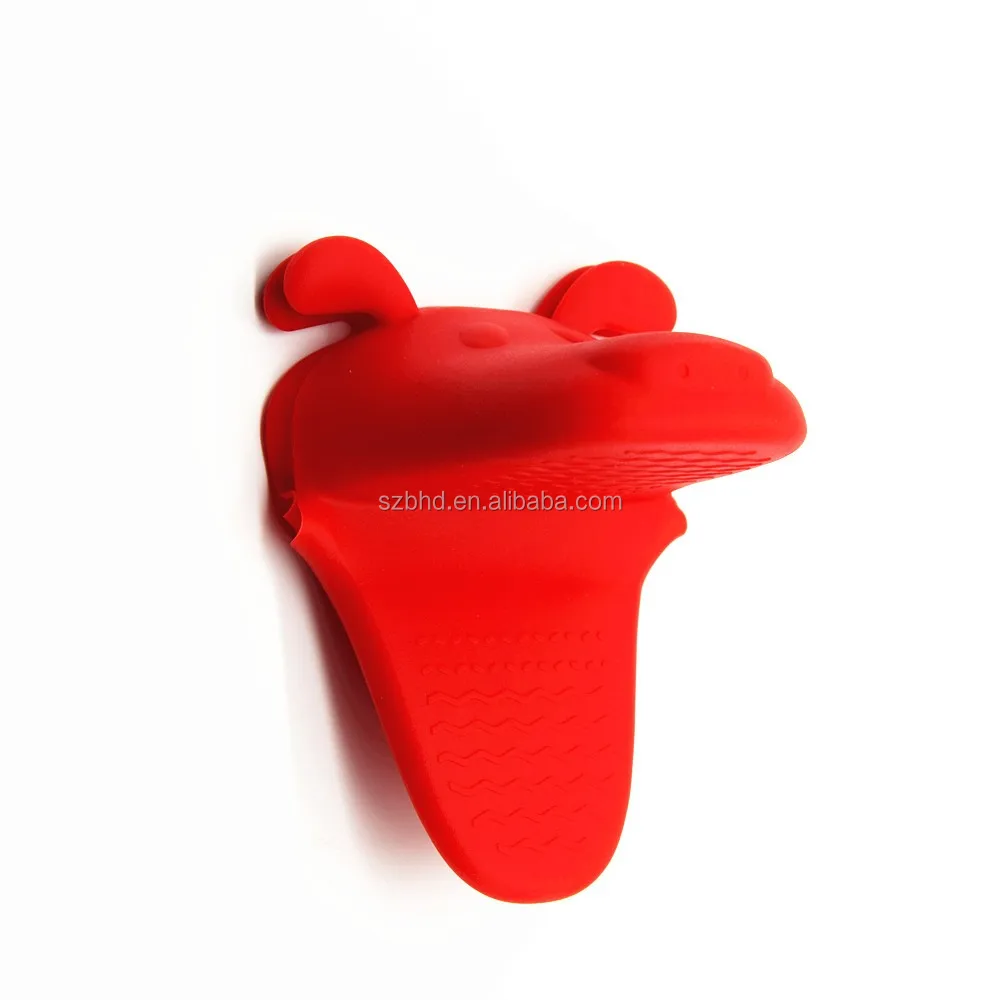 1PC Food Grade Silicone Mini Oven Mitts Heat Resistant Pinch Mitt