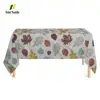 Colourful maple leaf 4 levels waterproof 210gsm table cloth for home dining room