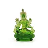 Laugh Crystal Tibetan Liuli Buddha Statue Gifts Sculpture