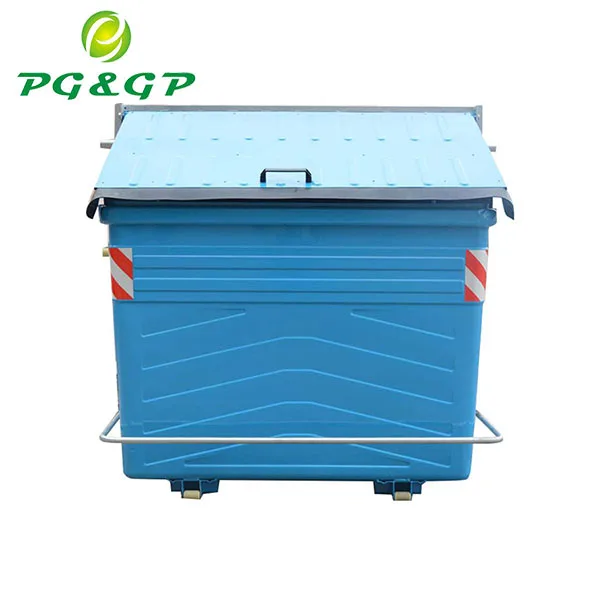 Special Price 3200 Large Heavy Duty Metal Mobile Steel Garbage Trash Waste Container Bin Dumpster/