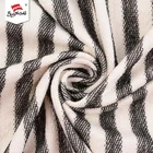 Fancy design fashionable luxury striped knit french terry fabric for towelling