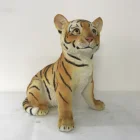 Decorative Polyresin Animal Cute Tiger Sculpture,High Quality Tiger gifts