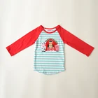 Customized kids clothes with embroidery baby clothing set from China yiwu
