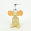 Wholesale fashion accessories cheap animal cute ceramic mouse soap dispenser liquid